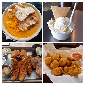 Iconic dishes in Milwaukee collage